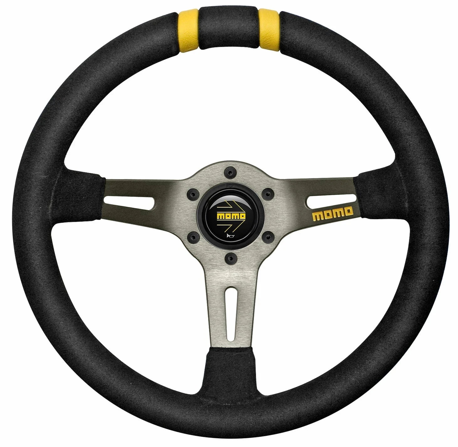 Momo Drifting 330 Rallye Steering Wheel 330mm Black Suede ORIGINAL VRDRIFT33BLK